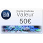 Gift card Recif'Art 50 euros