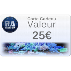Gift card Recif'Art 25 euros