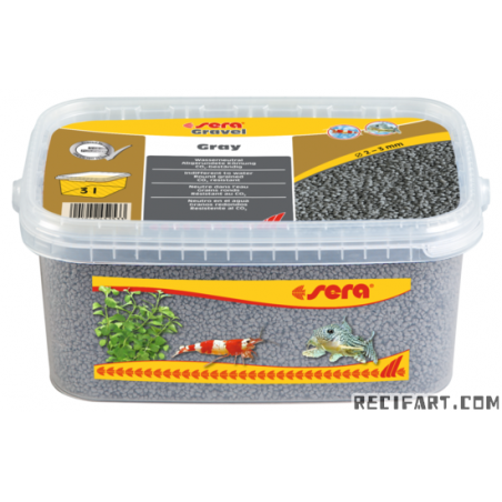 Sera Gravel Gray 3 l Substrat