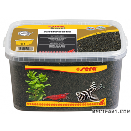 Sera Gravel Anthracite 6 l Soil