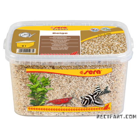 Sera Gravel Beige 3 l Substrat
