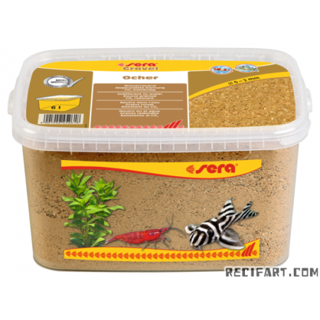 Sera Gravel Ocher 6 l Substrat