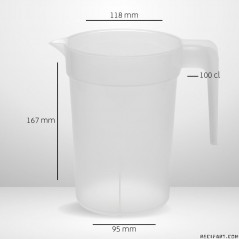 Pichet plastique pour aquarium