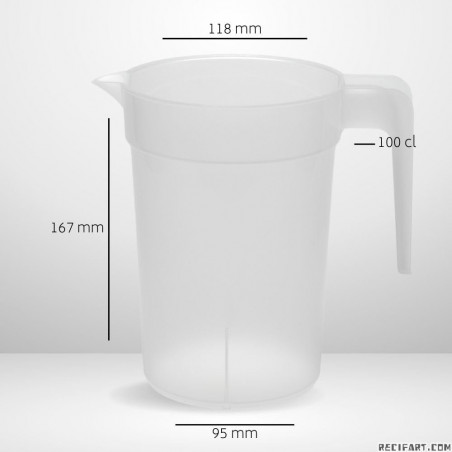 Pichet plastique pour aquarium