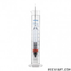 Hydrometer + thermometer with measuring cylinder