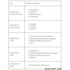 Kit suspensions "D" (Y-380mm) ajustable