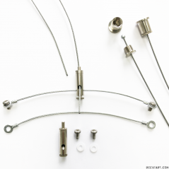 Giesemann Kit suspensions "D" (Y-380mm) ajustable Accessoires