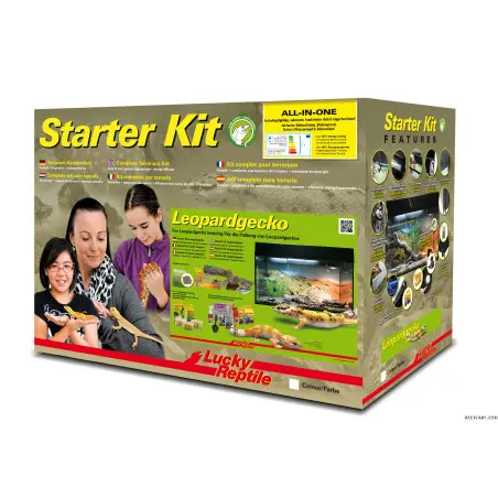 Lucky Reptile Lucky Reptile Starter Kit "Leopard Gecko" branco Terrário (kits)