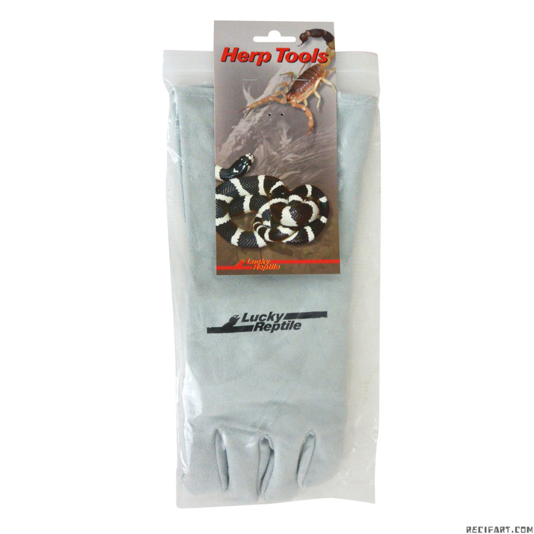 Lucky Reptile Gray protective gloves for left-handed accessories Lucky Reptile Gray protective gloves for left-handed accessories