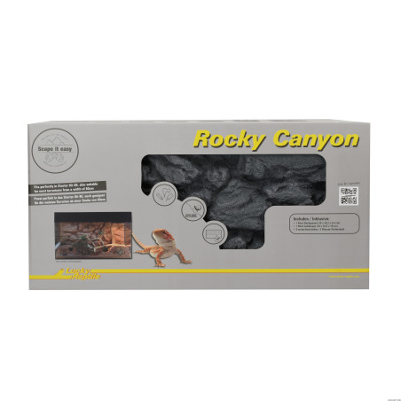 Lucky Reptile Rocky Canyon Basalt Grey 78x38x38 cm Décoration