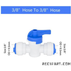 Recif'Art Robinet tuyau 3/8" Accessoires osmoseur