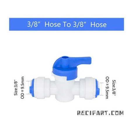 Recif'Art Robinet tuyau 3/8" Accessoires osmoseur