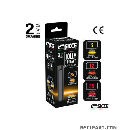 Sicce Chauffage jolly preset 25 sicce Chauffage