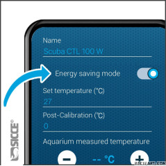 Sicce Chauffage scuba contactless 200w sicce Chauffage