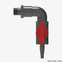 Waterbox Simple output collector kit PVC / Fitting