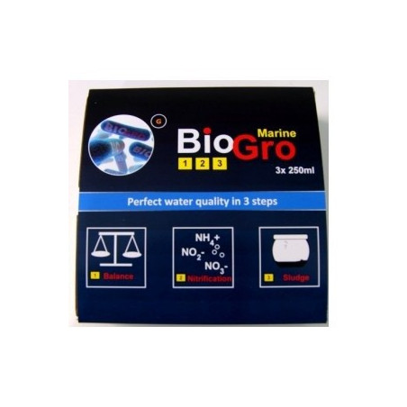 BioGro BioGro 123 marine (3x500ml) Bactéries
