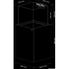 Nyos Opus G2 200 pro line Aquarium non équipé