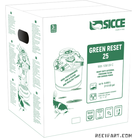 Filtre green reset 25l 1x10w uv-c