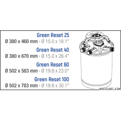 Sicce Filtre green reset 40l 1x20w uv-c Filtre
