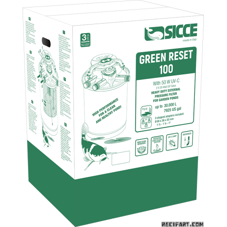 Filtre green reset 100l 2x25w uv-c
