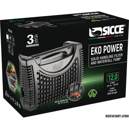 Pompe eko power filter & waterfall 12.0 11500l/h