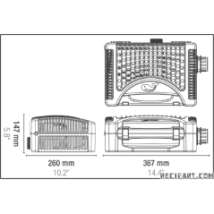 Sicce Pompe eko power filter & waterfall 14.0 12800l/h Pompe à eau