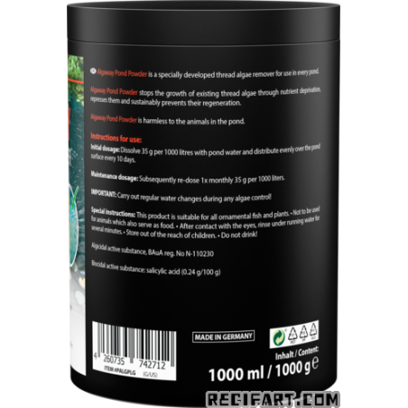 Polvo de Algaway Pond 500ml