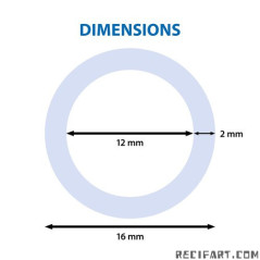 Tuyau pvc bleu 12/16mm