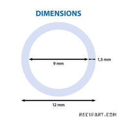 Tuyau pvc bleu 9/12mm