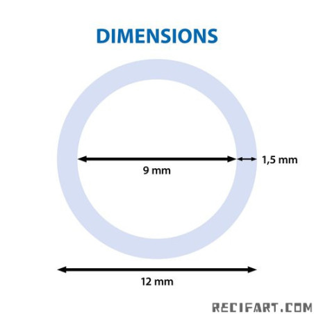 Tuyau pvc bleu 9/12mm