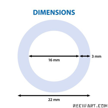 Tuyau pvc bleu 16/22mm
