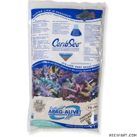 Caribsea Sable vivant Arag-Alive Fiji Pink 9kg Sable d'aragonite