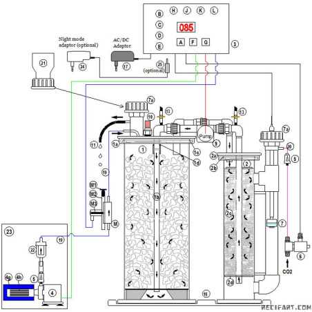 Deltec Adaptor night mode (optional)(twin tech 1500)(twin tech 3000)(...) Deltec
