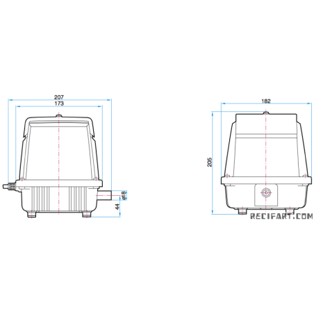 Pompe à air MEDO LA-28B - 1.6 m3/h