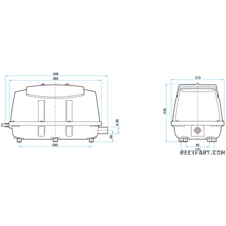 Air Pump MEDO LA-100A - 6 m3 / h