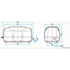 Air Pump Medo la-200f - 12m3 / h