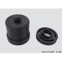 Duslintuvas už nuokalnę 32mm furnitūra PVC / montavimas