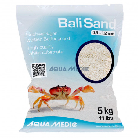 Aqua Medic Sable corail bali sand 0.5-1.2mm 10kg Sable d'aragonite