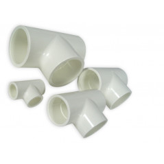 T PVC Ø 25mm blanc Raccords PVC / fitting