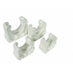 PVC pipe clip 25mm white Fitting