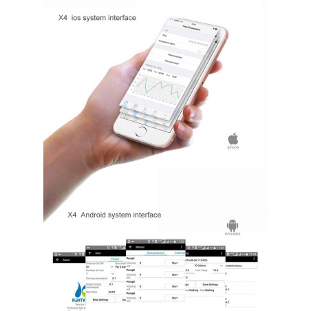 Pompe doseuse Kamoer X4 + 4 capteurs