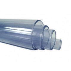 Tube pvc transparent 40mm Raccords PVC / fitting
